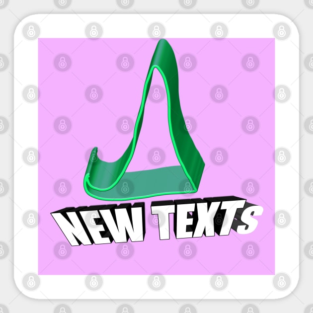 New texts Sticker by mobilunik